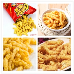 奇多食品設(shè)備，粟一燒設(shè)備，粟米條生產(chǎn)線